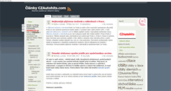 Desktop Screenshot of clanky.czautohits.com