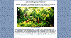 Desktop Screenshot of akvaristika.czautohits.com
