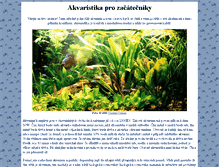 Tablet Screenshot of akvaristika.czautohits.com
